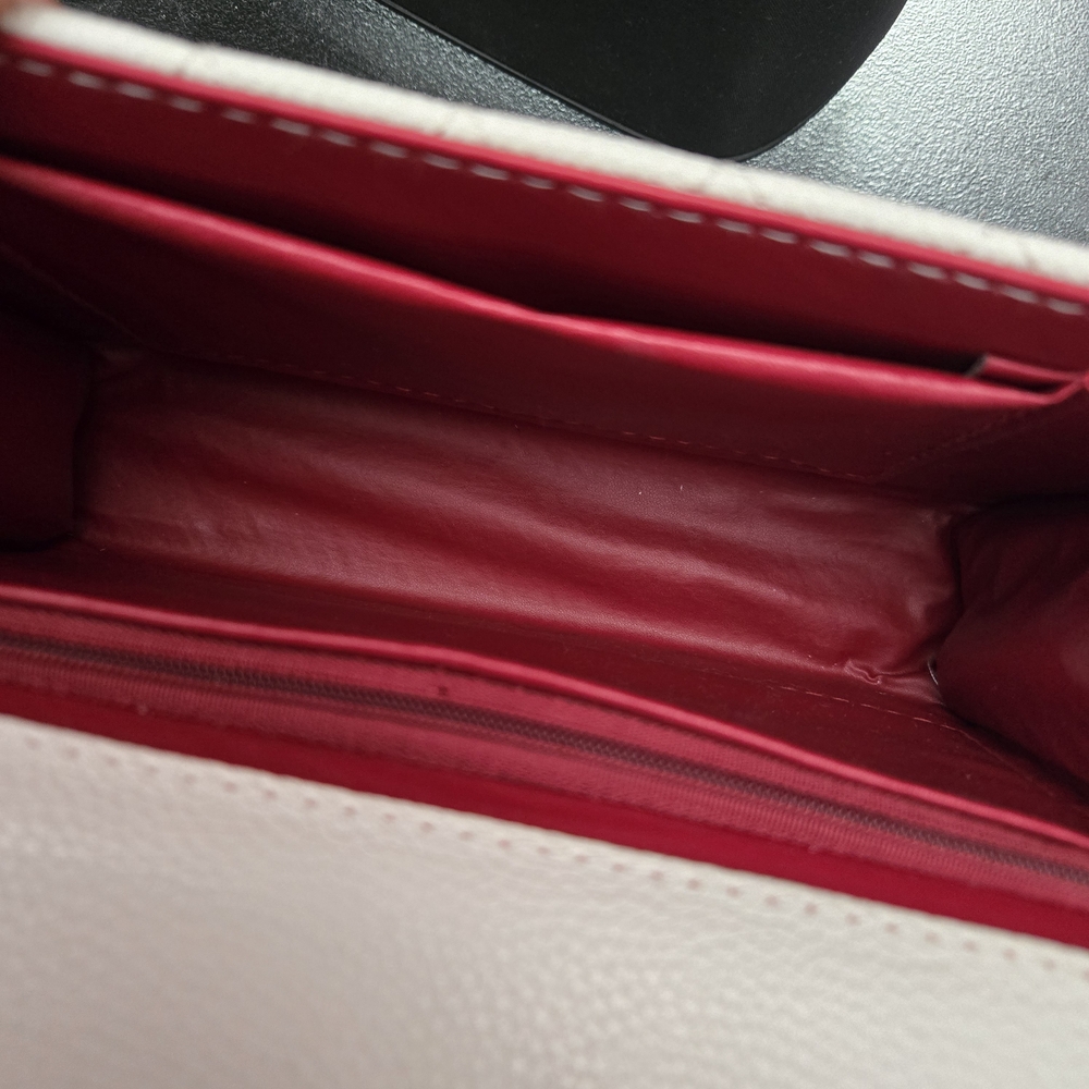 YSL SAINT LAURENT ENVELOPE MEDIUM MATELASSÉ LAMBSKIN WHITE - Picture 3 of 8